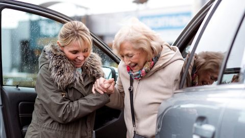 Therapist provides driver's rehabilitation services to patient.