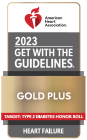 Get With The Guidelines - Heart Failure GOLD Plus Target: Type 2 Diabetes Honor Roll